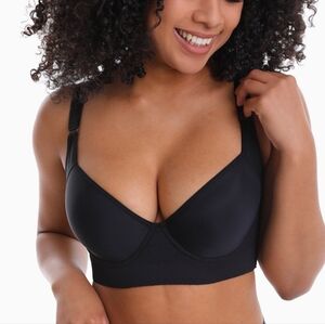 NEW SHAPEDLY BACK SMOOTHING SHAPING BRA 36D BLACK